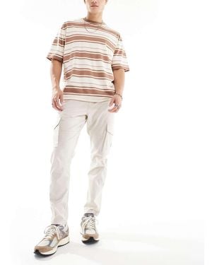 Only & Sons Slim Fit Tapered Cargo - White