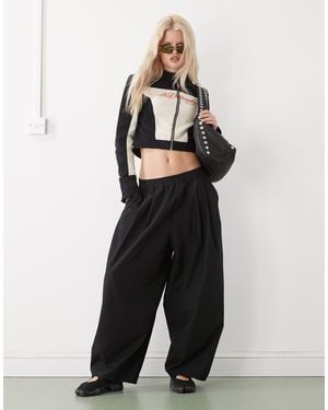 Collusion Balloon Leg Trouser - Black