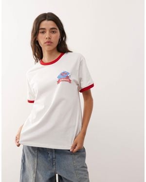 adidas Originals Oversized Retro Graphic T-shirt - Natural