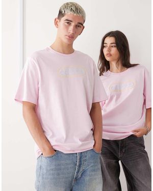 adidas Originals T-Shirt Con Grafica Del Logo Anni '80 - Rosa