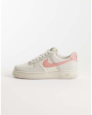 Nike Air Force 1 Trainers - Natural