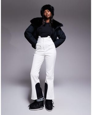 ASOS 4505 Ski & Snow Asos 4505 Ski Soft Shell Water Repellent Kick Flare Ski Pants - Gray