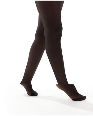 New Look Set Van 3 Doorschijnende Matte 15 Denier Panty's - Zwart