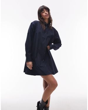 ARKET Mini Shirt Dress - Blue