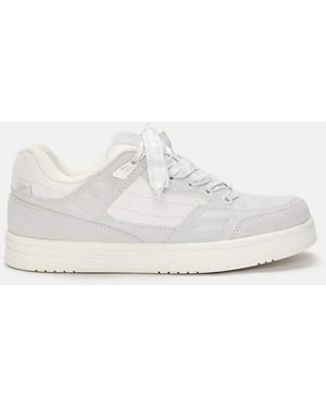 Pull&Bear Multi-panel Skate Trainers - White