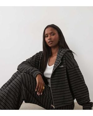 Kaiia Felpa Con Cappuccio Oversize - Nero