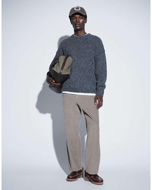 Jack & Jones Alex Baggy Cord Trousers - Grey