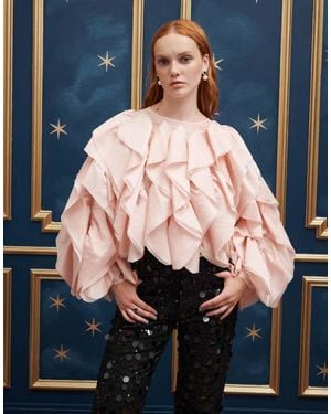 Sister Jane Blusa Oversize Polvere Con Volant