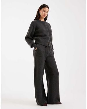 ASOS Pantaloni Da Casa Antracite - Blu