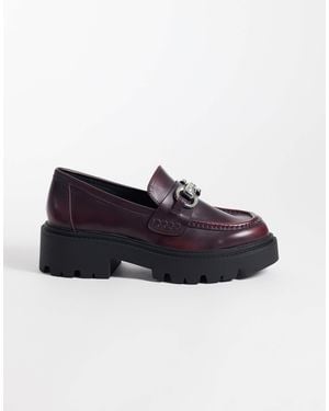 ASOS Milan Chunky Chain Loafers - Blue