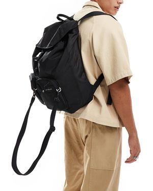 Calvin Klein – verstaubarer rucksack - Schwarz