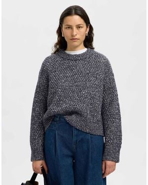 SELECTED Femme – pullover - Blau