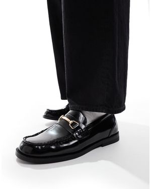 Pull&Bear Mocassini Neri Bassi - Nero