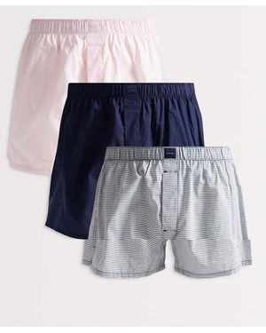 Calvin Klein Cotton 3 Pack Boxers - Blue
