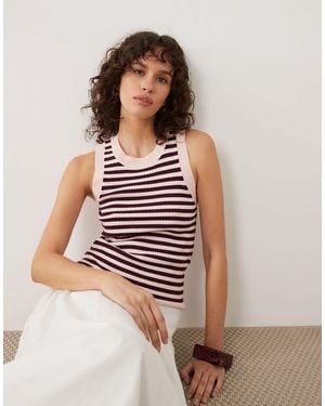 Jdy Knitted Tank Top - White