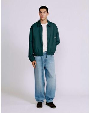 Pull&Bear Jean baggy relaxed moyen - Bleu
