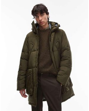 Paul Smith Paul Smith Hooded Puffer Parka - Brown