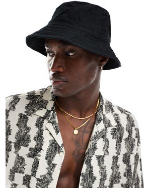 Pull&Bear Festival Bucket Hat - Black