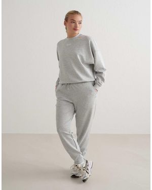 Aim'n – hell melierte, bequeme hose aus modal - Grau