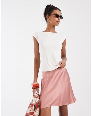 & Other Stories Slim Fit Slinky Top - White