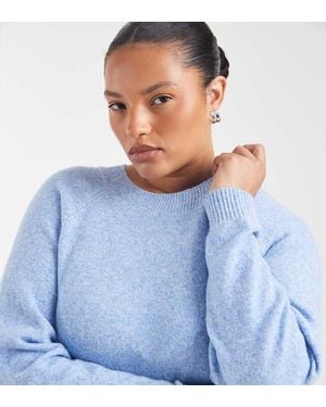Vero Moda Soft Round Neck Knitted Jumper - Blue