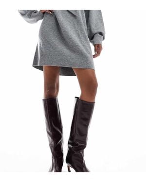 Asos Design Wide Fit Cleo - Grigio
