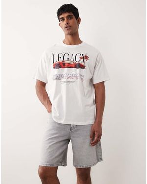 Only & Sons Loose Fit Denim Short - Grey