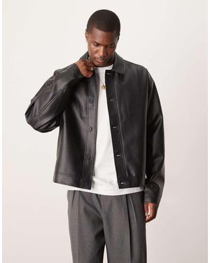 ASOS Giacca Harrington Oversize - Blu