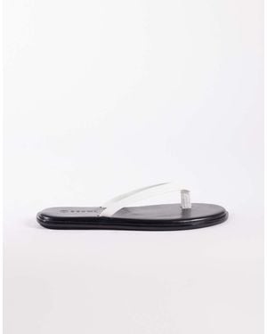 SEQWL Jelly Flip Flops - White