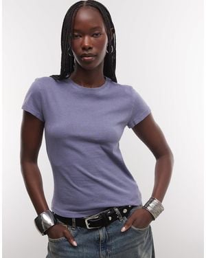 Weekday 90's Baby Tee - Purple