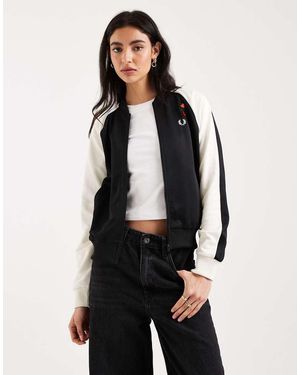Fred Perry X Amy Winehouse Laurel Wreath Bomber Jacket - Black