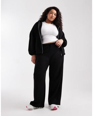ONLY Wide Leg sweatpants Co-ord - Black