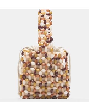Pull&Bear Borsa Multicolore Con Perline E Manico Superiore - Neutro