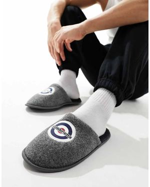 Lambretta Classic Logo Slippers - Black