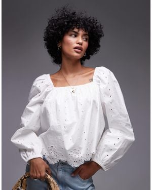 TOPSHOP – langärmliges oberteil - Grau