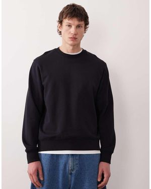 Mango Sudadera Holgada De - Negro
