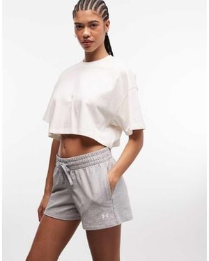 Under Armour Terry Shorts - White