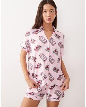 Chelsea Peers Short Pyjama Set - Pink