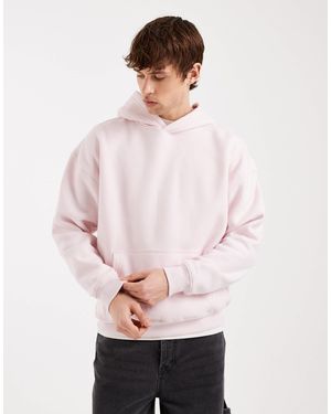 Hollister – kastiger kapuzenpullover - Weiß