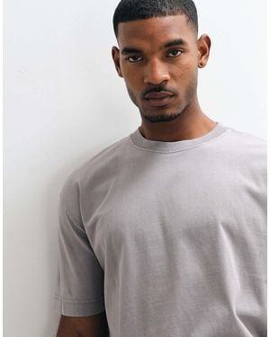 Hollister Premium Heavyweight Boxy T-shirt - Grey