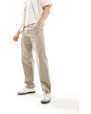 ASOS Chino Ampi Slavato - Neutro
