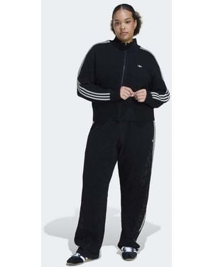 adidas Originals Pantalones De Chándal Negros De Punto De Croché Firebird De