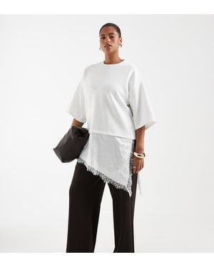 Vero Moda Loose Pull On Trousers - White