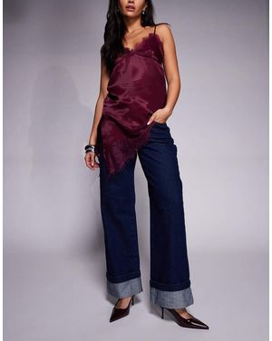 Abrand Jeans 99 Low baggy Turn Up Jeans - Blue