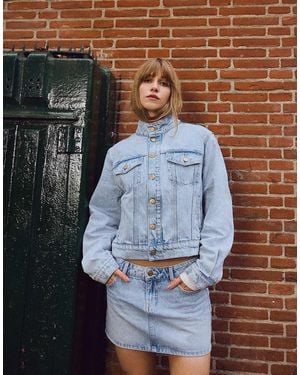 Bershka Denim Jacket - Blue