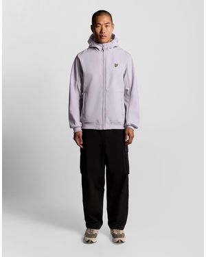 Lyle & Scott Fleece Back Softshell Jacket - White