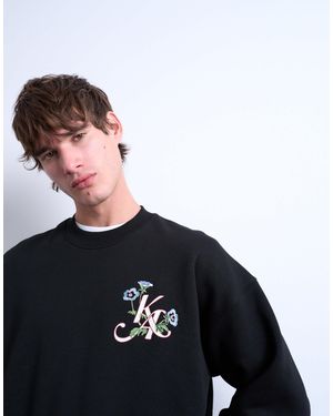 TOPMAN – oversize-sweatshirt - Blau