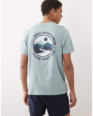 Columbia Csc Outdoor Back Graphic T-shirt - Blue