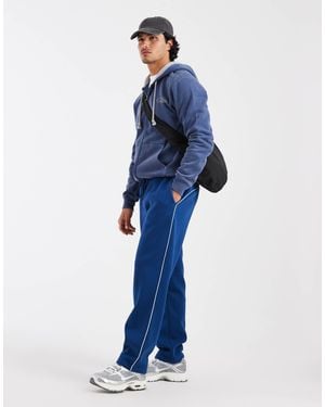 ASOS Straight Leg jogger With Piping - Blue