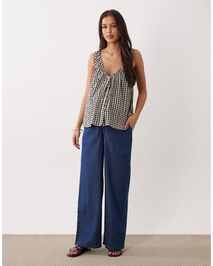 Mama.licious – umstandsmode – chambray-jeans - Blau